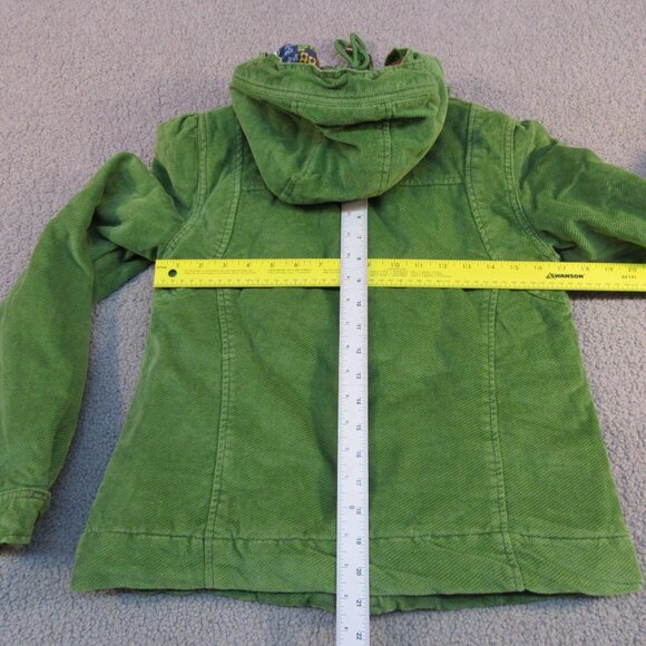 Mossimo Corduroy Hoodie Jacket – Women’s Small – Green Fall Streetwea - Picture 11 of 12